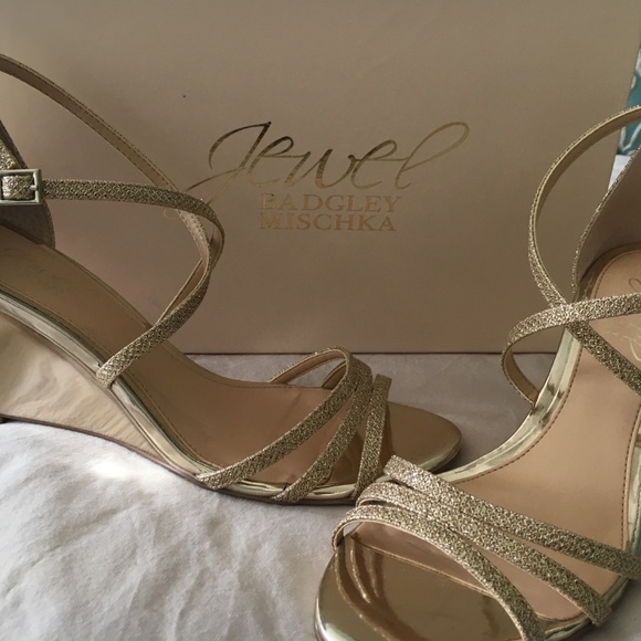 JEWEL BADGLEY MISCHKA Wedge Sandal Size 8 - Picture 2 of 2